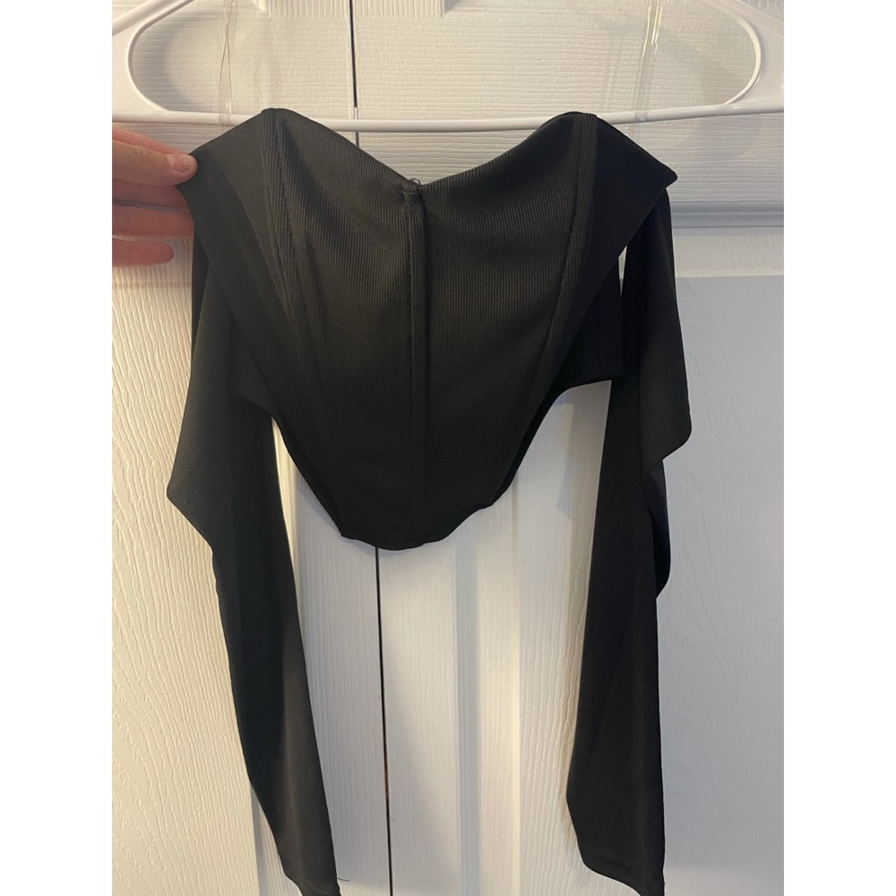 windsor black corset top